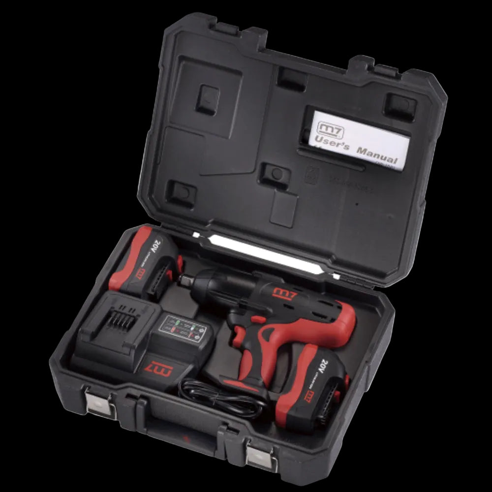 Mighty Seven 18V 5.0Ah Cordless Impact Wrench Kit