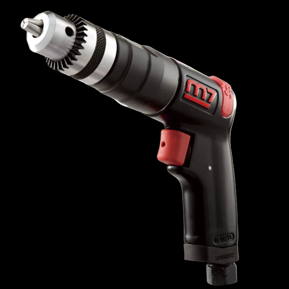 Mighty Seven 2200 RPM 3/8" Air Reversible Drill with Key Chuck
