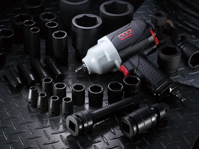 Mighty Seven 1/2" Drive Deep Impact Socket Set 10 Pieces