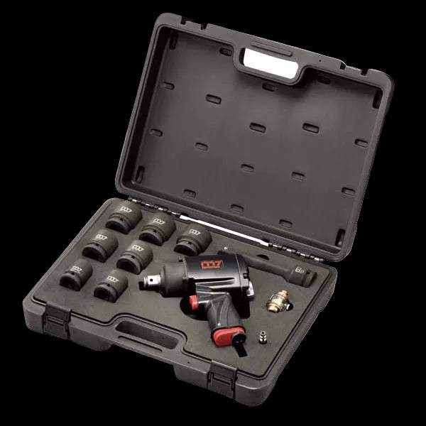 Mighty Seven 3/4" Drive air Impact Wrench Kit 11 Pieces