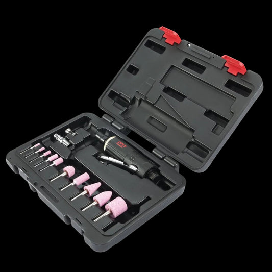 Mighty Seven 1/4" Air Die Grinder Kit 15 Pieces