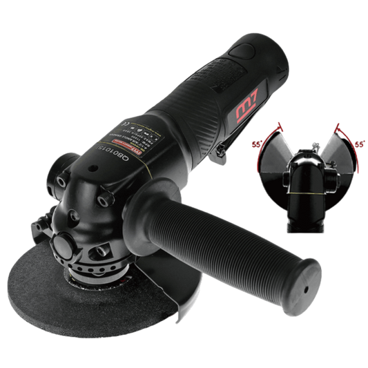 Mighty Seven QB-7215M 100° Air Angle Grinder 1.3HP Lever Type Throttle