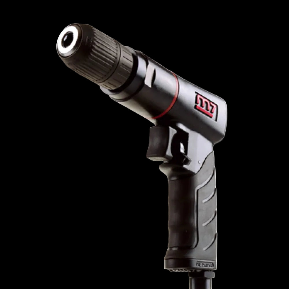 Mighty Seven 1800 RPM 3/8" Heavy Duty Air Reversible Drill with Keyless Chuck
