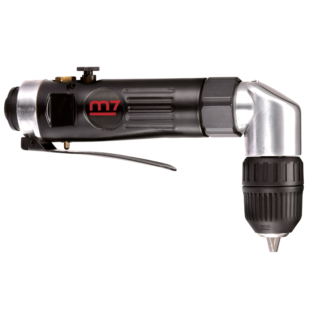 Mighty Seven QE-633 90° Angle Air Reversible Drill with Keyless Chuck