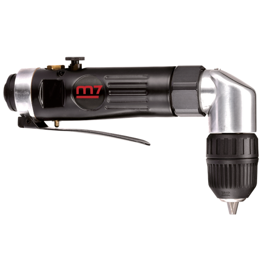 Mighty Seven QE-633 90° Angle Air Reversible Drill with Keyless Chuck