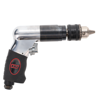 QE-343 800 RPM 1/2" Air Reversible Drill with Key Chuck
