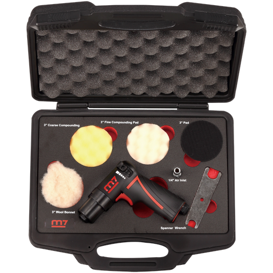 Mighty Seven QP-223N Air Mini Polisher Set